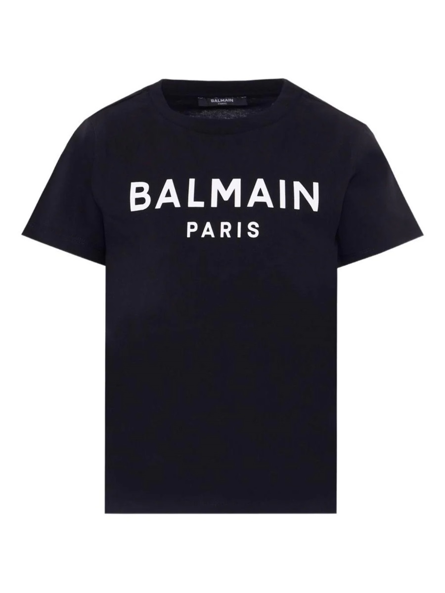 T-SHIRT WITH LOGO BX8P01KZ3186930BC (Balmain / Tシャツ・カットソー ) | Balmain (バルマン)