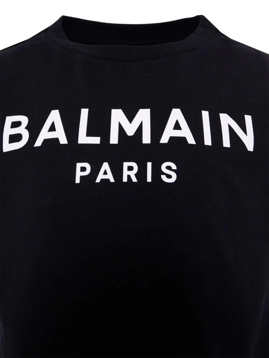 T-SHIRT WITH LOGO BX8P01KZ3186930BC (Balmain / Tシャツ・カットソー ) | Balmain (バルマン)(2)