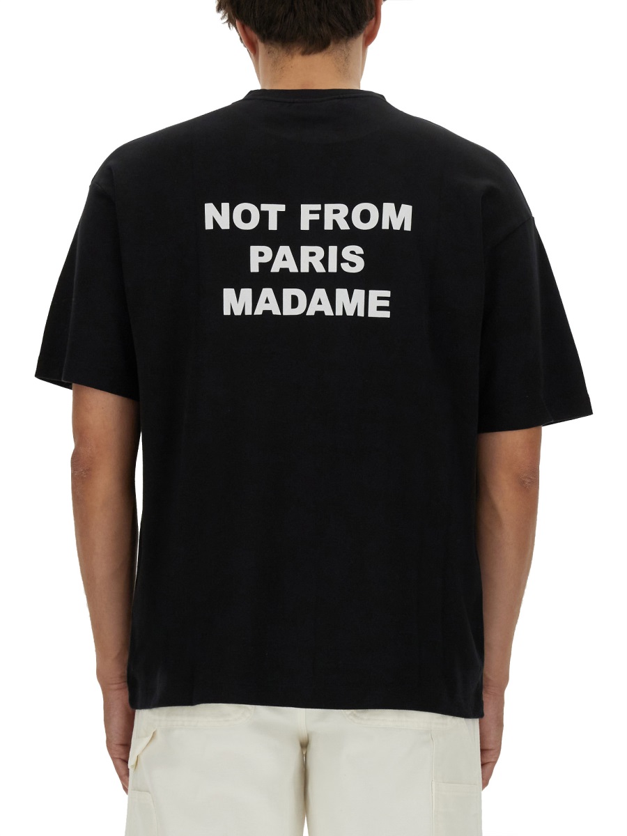 COTTON T-SHIRT TS203CO002BLACK (Drôle De Monsieur / Tシャツ・カットソー ) | Drôle De Monsieur (ドロールドムッシュ)(2)