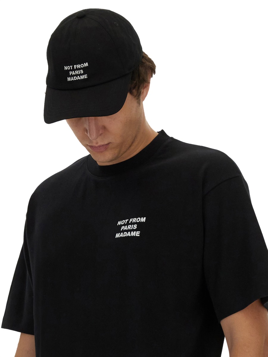 COTTON T-SHIRT TS203CO002BLACK (Drôle De Monsieur / Tシャツ・カットソー ) | Drôle De Monsieur (ドロールドムッシュ)(3)