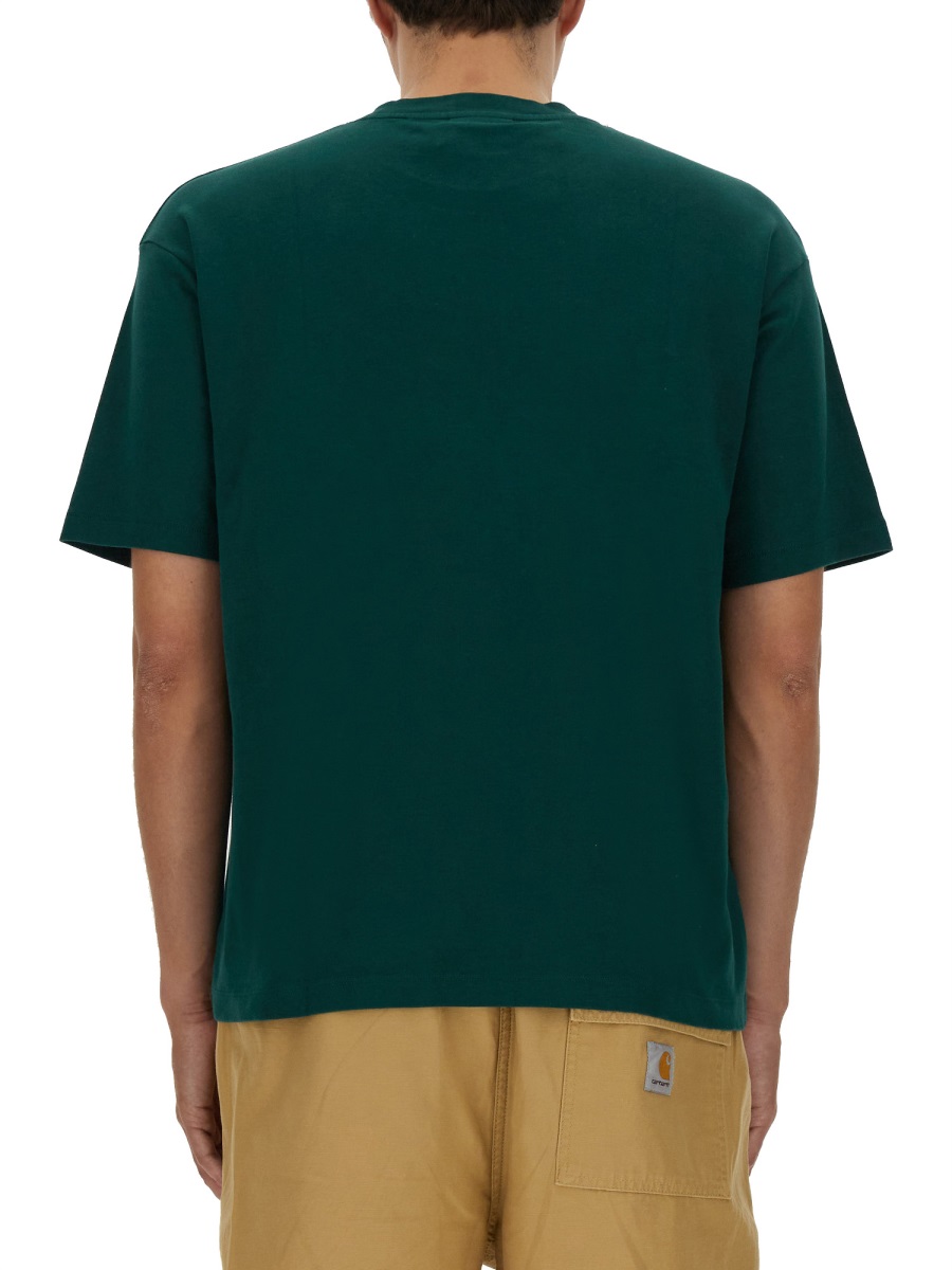 "SLOGAN" T-SHIRT TS202CO002DARKGREEN (Drôle De Monsieur / Tシャツ・カットソー ) | Drôle De Monsieur (ドロールドムッシュ)(2)