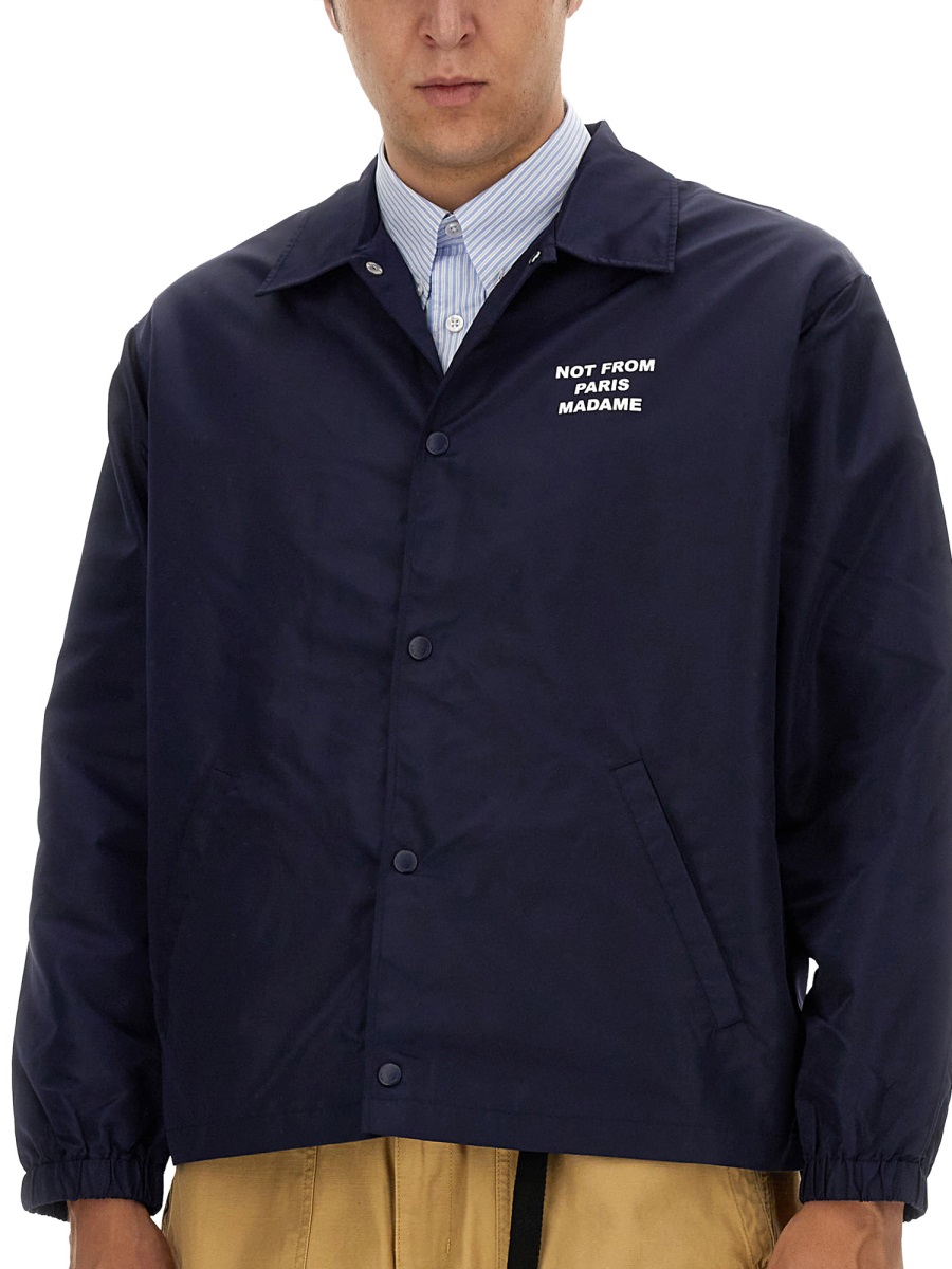 "SLOGAN" JACKET JT183PA014NAVY (Drôle De Monsieur / カジュアルジャケット ) | Drôle De Monsieur (ドロールドムッシュ)(2)