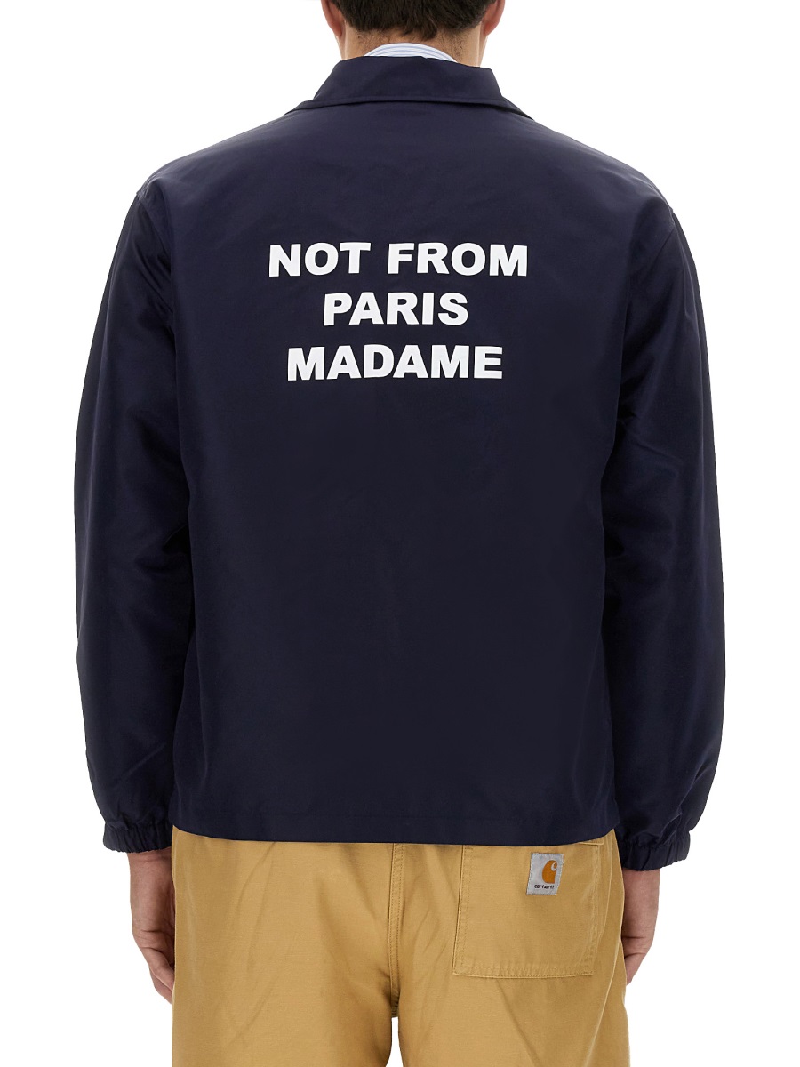 "SLOGAN" JACKET JT183PA014NAVY (Drôle De Monsieur / カジュアルジャケット ) | Drôle De Monsieur (ドロールドムッシュ)(3)