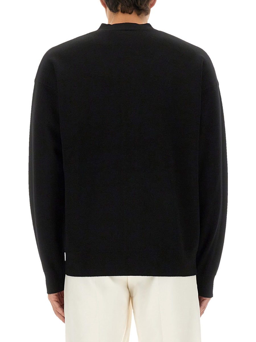 CARDIGAN WITH LOGO EMBROIDERY CA123WO007BLACK (Drôle De Monsieur / ニット・セーター・カーディガン ) | Drôle De Monsieur (ドロールドムッシュ)(2)