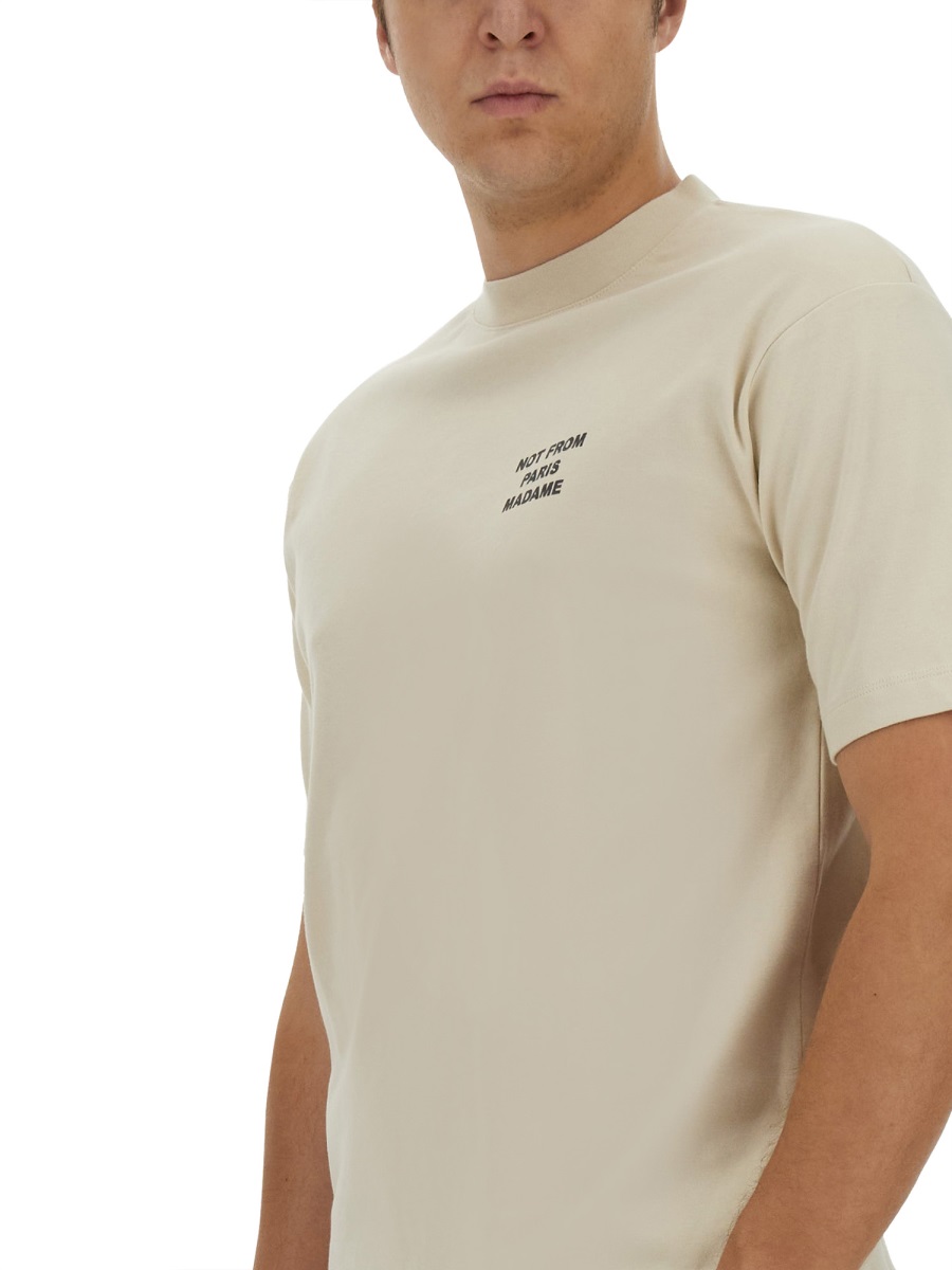 "SLOGAN" T-SHIRT TS203CO002MASTIC (Drôle De Monsieur / Tシャツ・カットソー ) | Drôle De Monsieur (ドロールドムッシュ)(3)