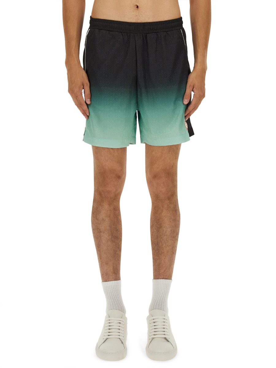 JACQUARD FOOTBALL SHORTS MPF25JTR25301GRADIENT (Casablanca / ショートパンツ ) | Casablanca (カサブランカ)