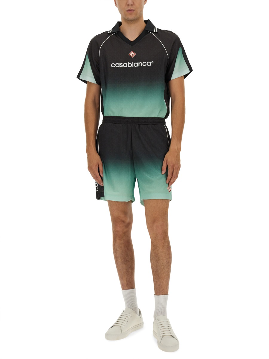 JACQUARD FOOTBALL SHORTS MPF25JTR25301GRADIENT (Casablanca / ショートパンツ ) | Casablanca (カサブランカ)(1)