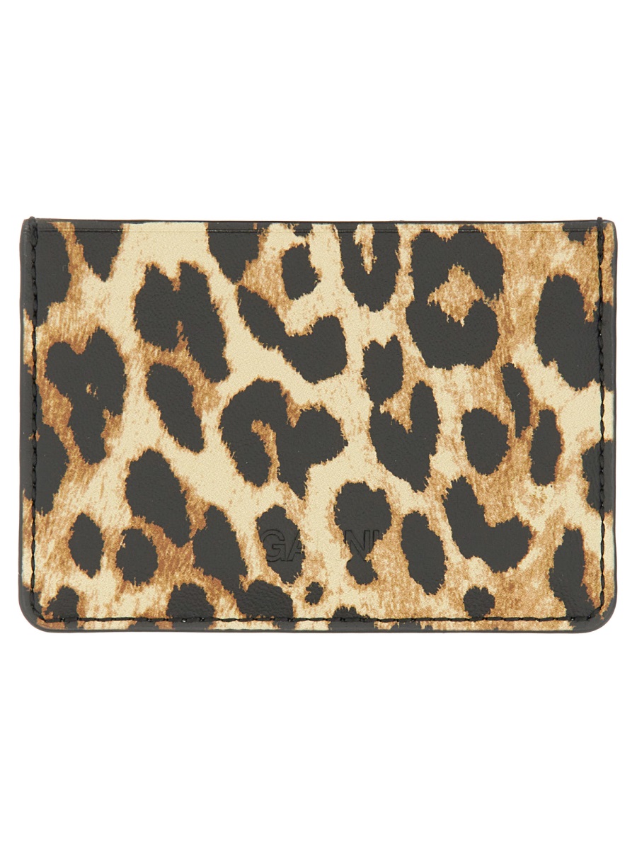 CARD HOLDER WITH ANIMAL MOTIF A6541943 (GANNI / 財布・カードケース ) | GANNI (ガニー)(1)