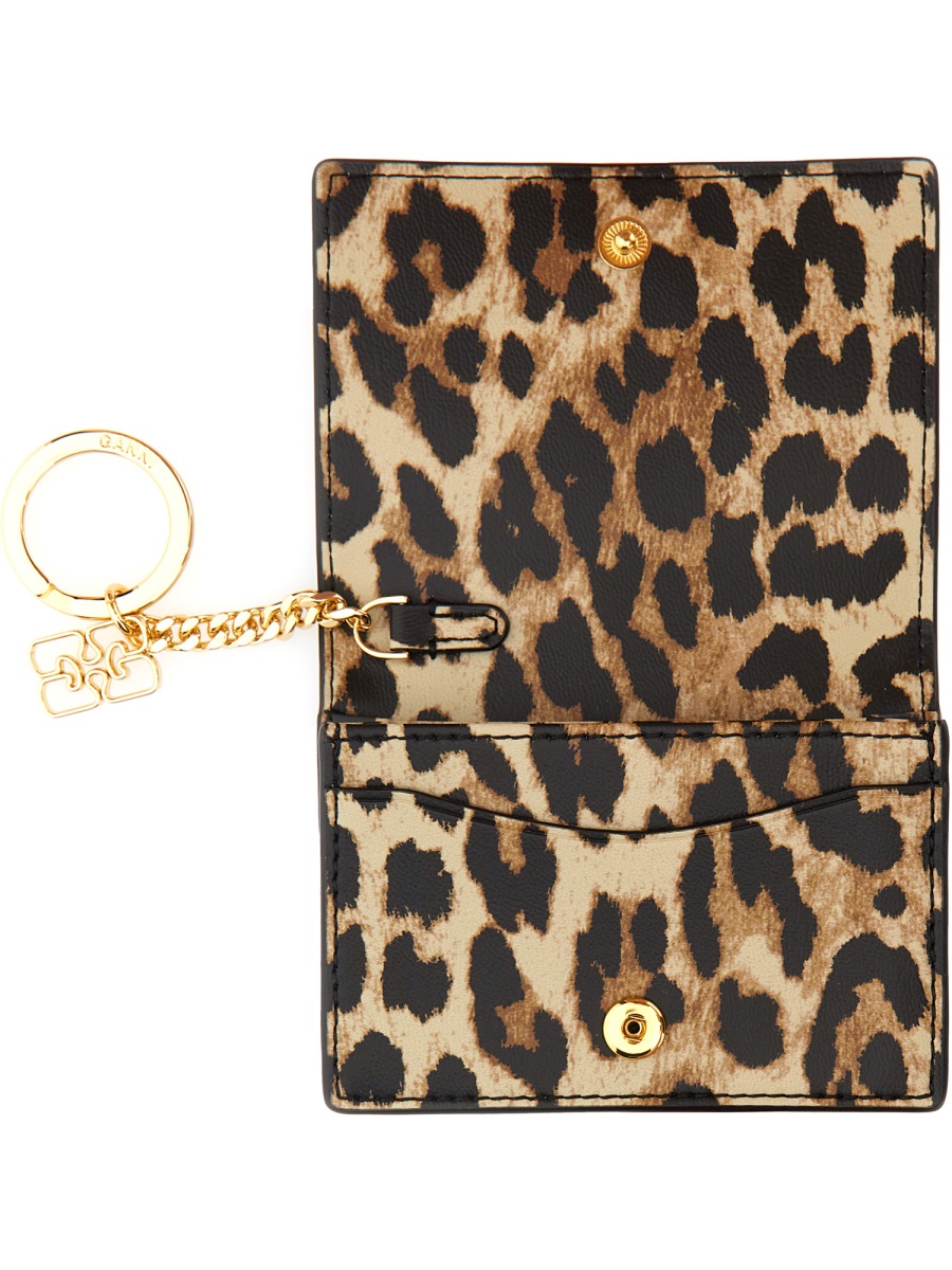 "BOU" CARD HOLDER WITH ANIMAL MOTIF A6545943 (GANNI / 財布・カードケース ) | GANNI (ガニー)(3)