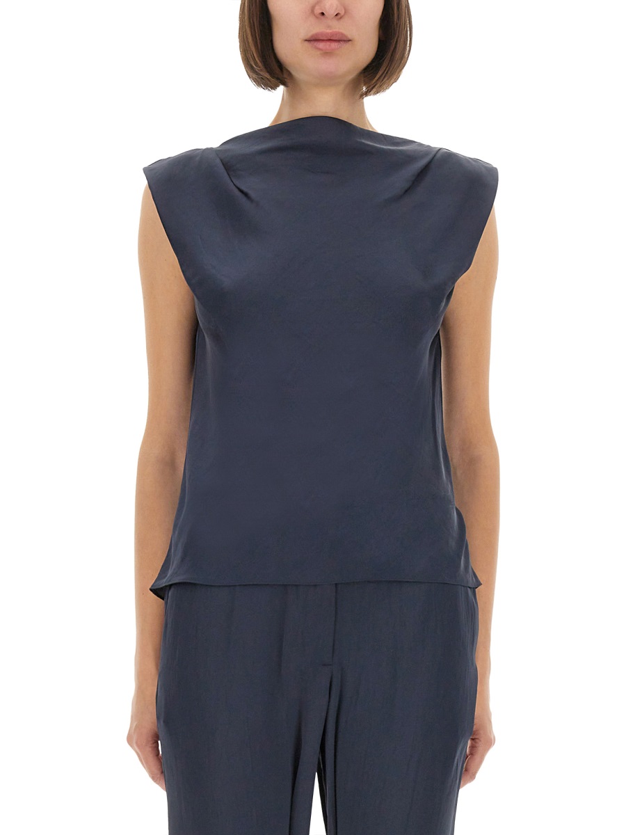 SATIN TOPS. P0605510XLV (Theory / Tシャツ・カットソー ) | Theory (セオリー)