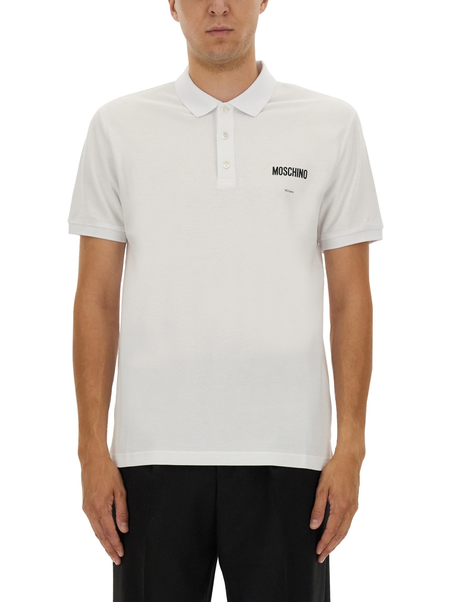 COTTON PIQUE POLO 160152421001 (MOSCHINO / ポロシャツ ) | MOSCHINO (モスキーノ)