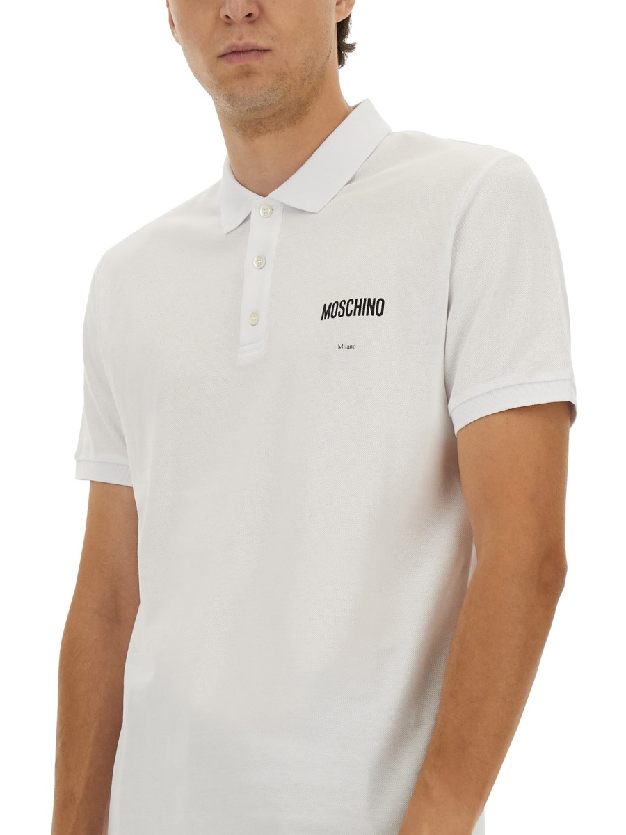 COTTON PIQUE POLO 160152421001 (MOSCHINO / ポロシャツ ) | MOSCHINO (モスキーノ)(3)