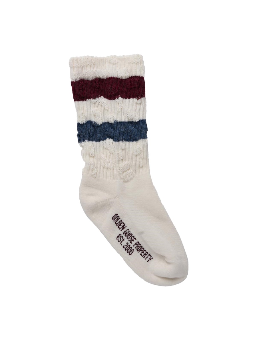 stripes distressed socks GKP01595KP00128311586 (Golden Goose / アンダーウェア ) | Golden Goose (ゴールデングース)