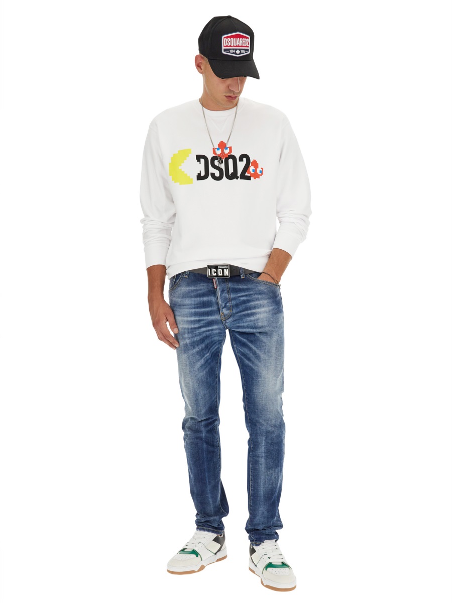 DSQUARED X PAC-MAN SWEATSHIRT S71GU0638S25516100 (Dsquared2 / スウェット・フーディー ) | Dsquared2 (ディースクエアード)(1)