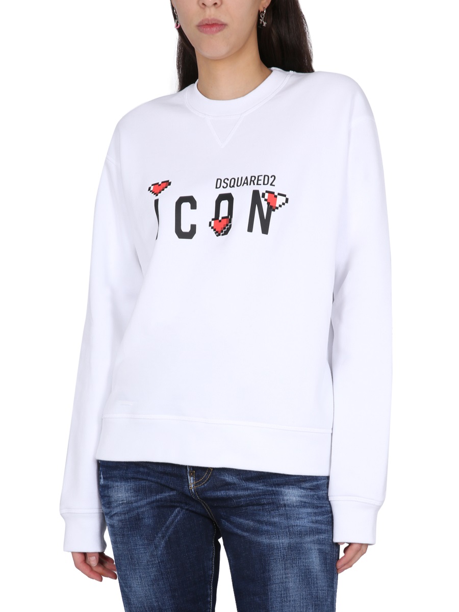 ICON GAME LOVER SWEATSHIRT S80GU0092S25516100 (Dsquared2 / スウェット・フーディー ) | Dsquared2 (ディースクエアード)(3)