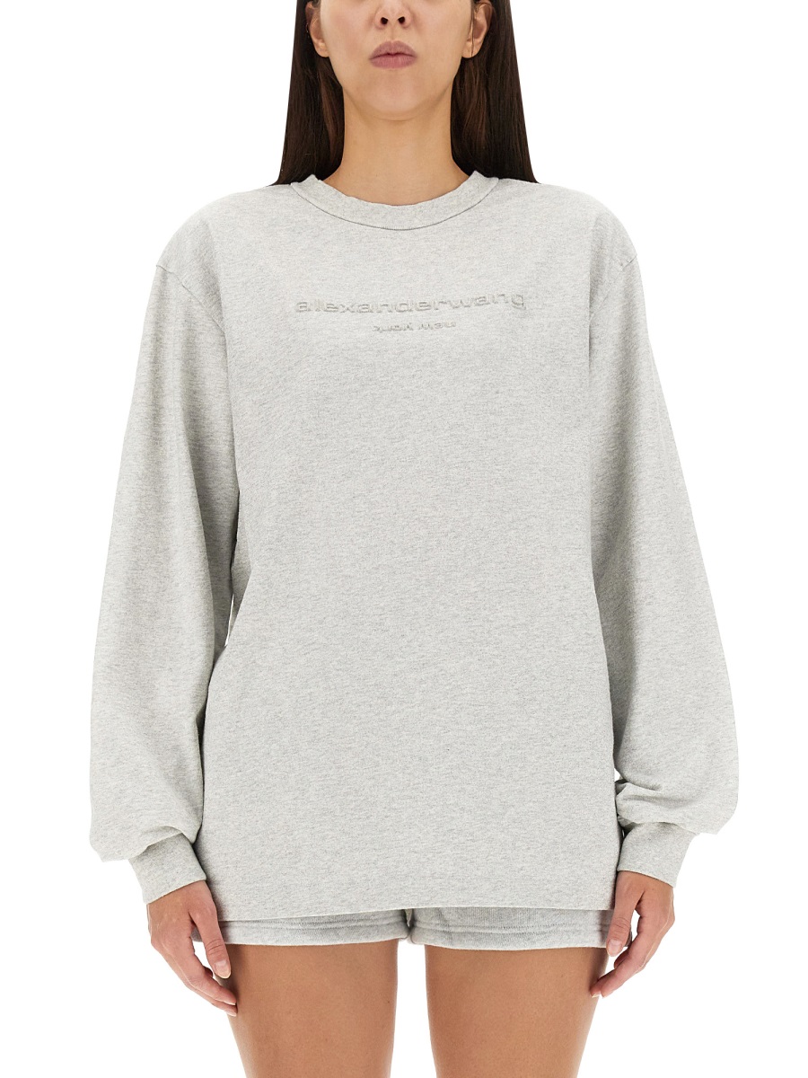 SWEATSHIRT WITH LOGO UCC3231643050 (alexanderwang / スウェット・フーディー ) | alexanderwang (アレキサンダーワン)