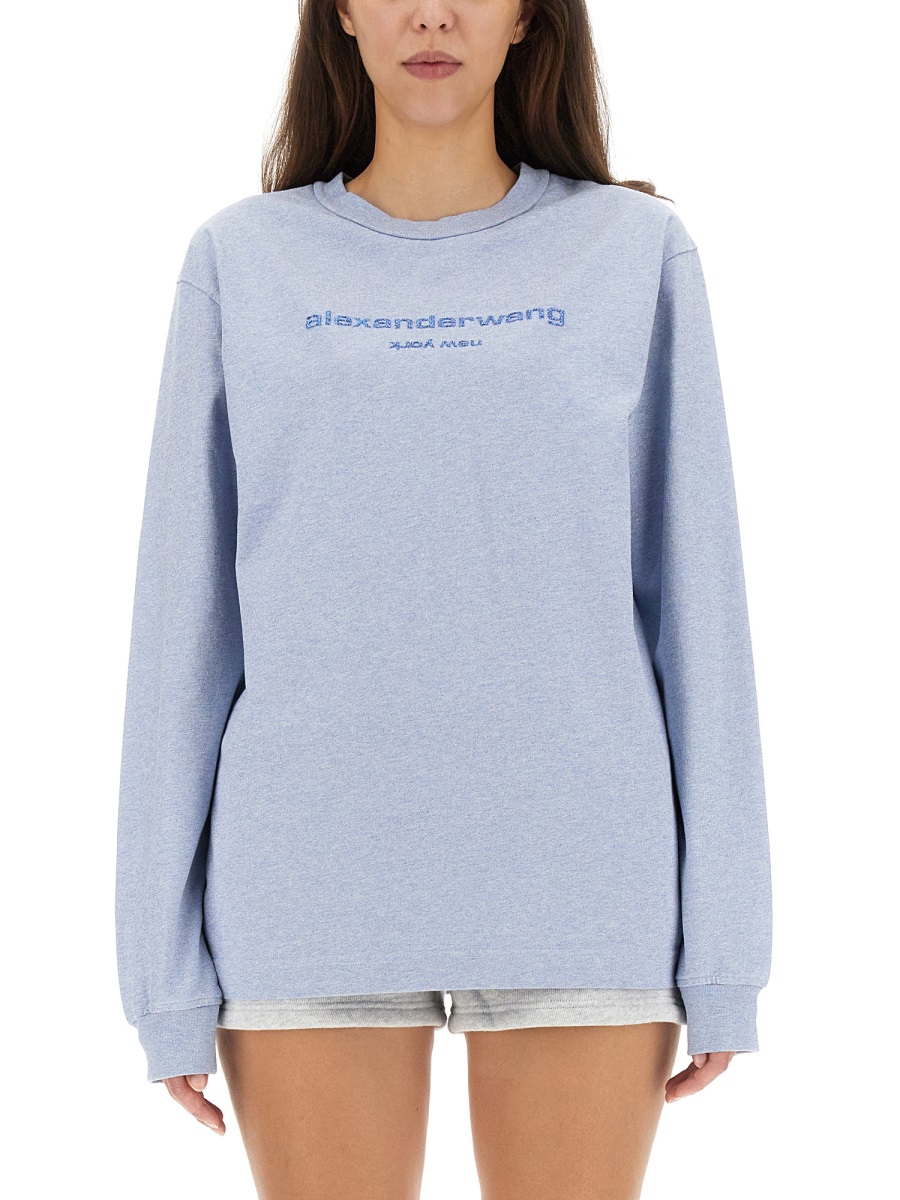SWEATSHIRT WITH LOGO UCC3231643451A (alexanderwang / スウェット・フーディー ) | alexanderwang (アレキサンダーワン)