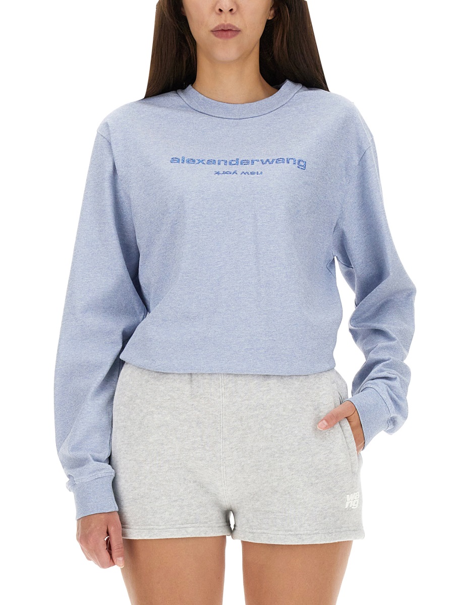 SWEATSHIRT WITH LOGO UCC3231643451A (alexanderwang / スウェット・フーディー ) | alexanderwang (アレキサンダーワン)(3)