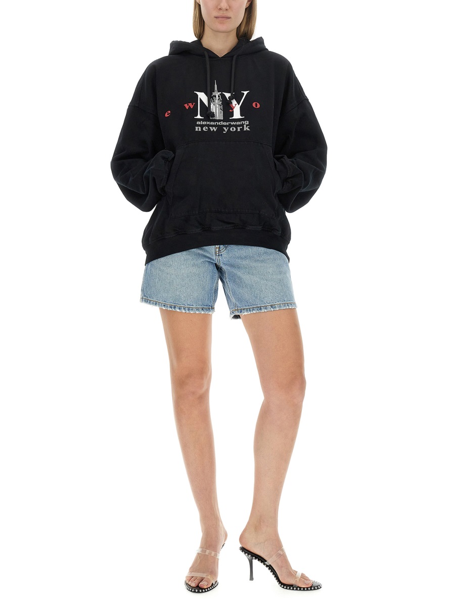 SWEATSHIRT WITH LOGO UDC4231611011 (alexanderwang / スウェット・フーディー ) | alexanderwang (アレキサンダーワン)(1)
