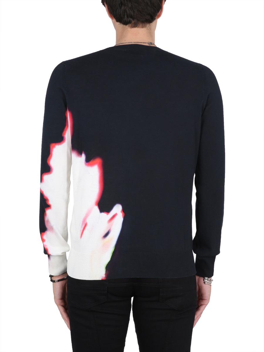 JERSEY WITH SOLARISED FLOWER PRINT 752059Q1GBZ1014 (Alexander McQUEEN / ニット・セーター・カーディガン ) | Alexander McQUEEN (アレキサンダー・マックイーン)(2)