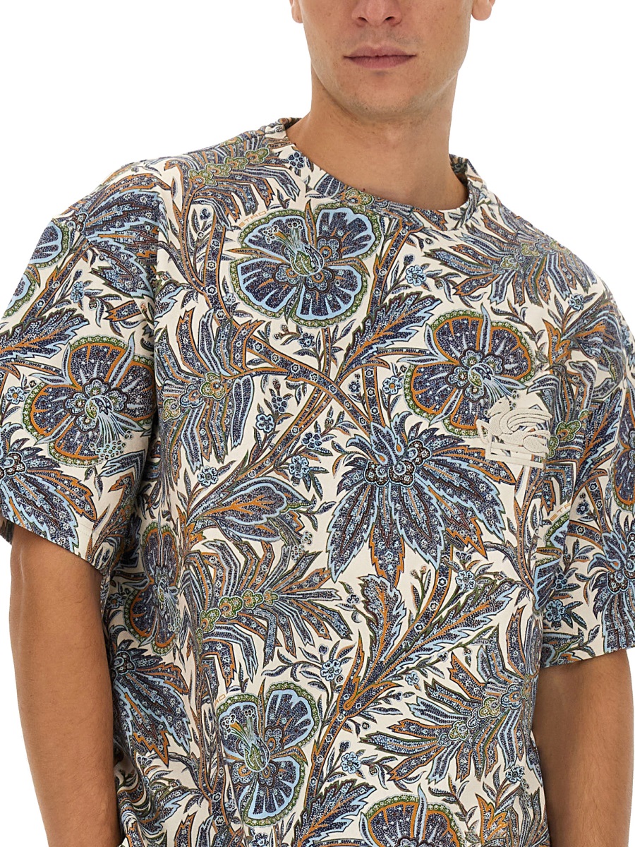 FLORAL PRINT T-SHIRT 1Y52596190991 (ETRO / Tシャツ・カットソー ) | ETRO (エトロ)(3)