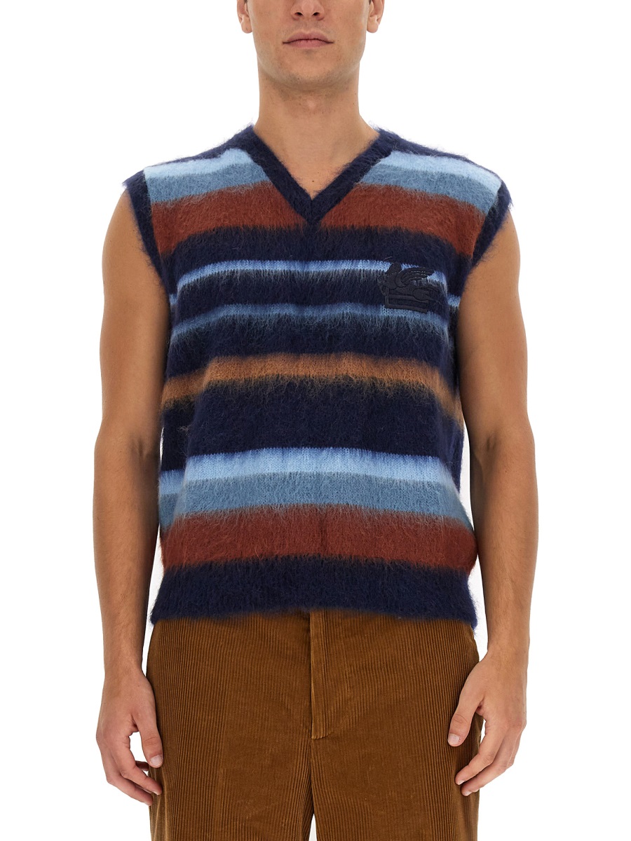 VEST WITH STRIPE PATTERN 1N96096780200 (ETRO / カジュアルジャケット・ベスト ) | ETRO (エトロ)