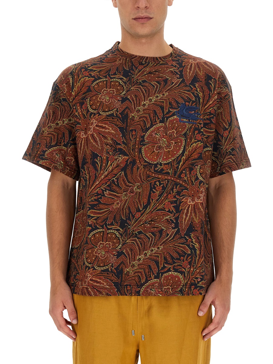 FLORAL PRINT T-SHIRT 1Y52596190200 (ETRO / Tシャツ・カットソー ) | ETRO (エトロ)