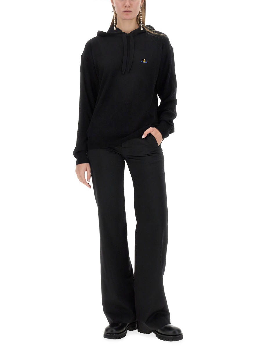 SWEATSHIRT WITH LOGO 3803002NY0006N403 (Vivienne Westwood / スウェット・フーディー ) | Vivienne Westwood (ヴィヴィアン・ウェストウッド)(1)