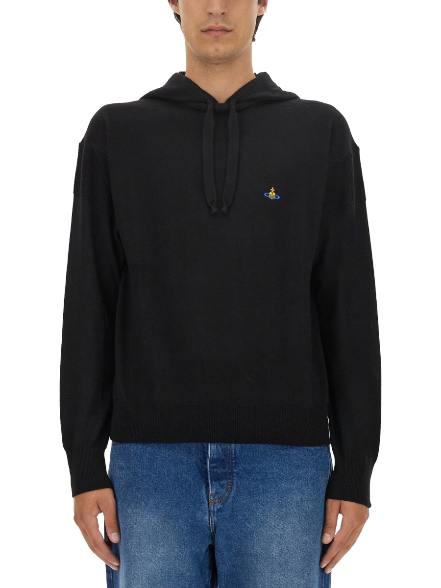 SWEATSHIRT WITH LOGO 3803002NY0006N403 (Vivienne Westwood / スウェット・フーディー ) | Vivienne Westwood (ヴィヴィアン・ウェストウッド)(2)