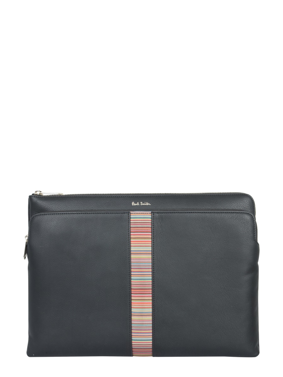 LEATHER DOCUMENT BAG M1A6797BMULTI79 (Paul Smith / クラッチバッグ・ポーチ ) | Paul Smith (ポール・スミス)