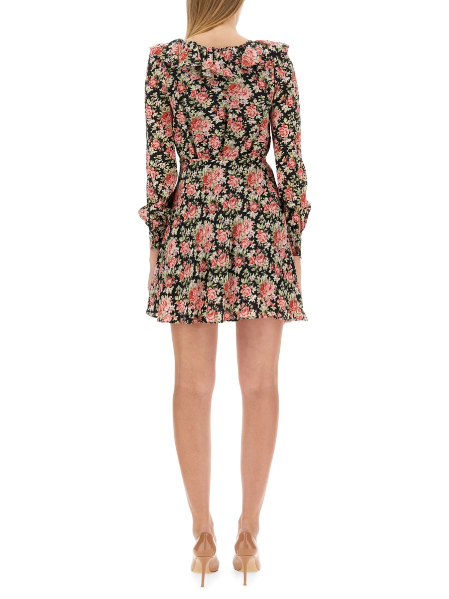 FLOWER PRINT MINI DRESS FAB3493F4001900 (ALESSANDRA RICH / ワンピース・ドレス・オールインワン ) | ALESSANDRA RICH (アレッサンドラ リッチ)(2)