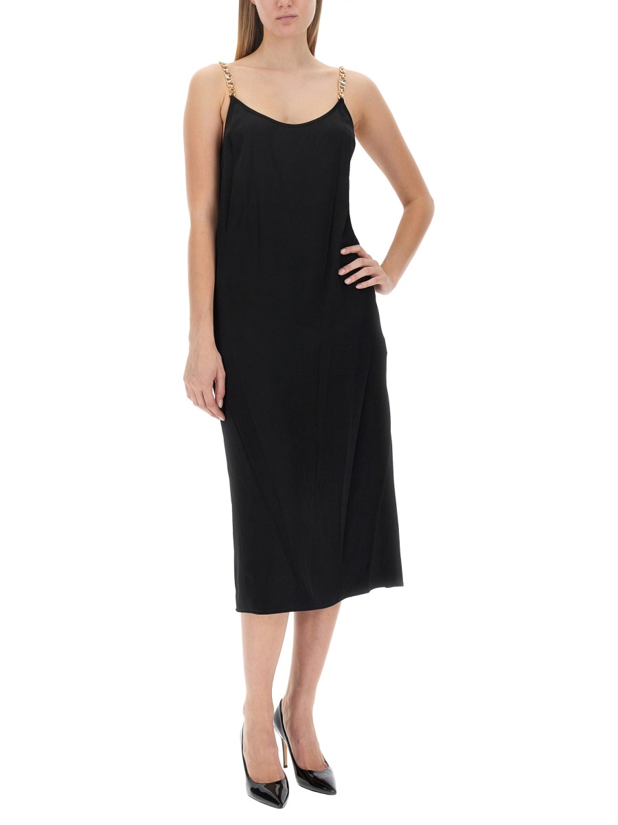DRESS WITH LOGO STRAPS MF381UK99G001BLACK (MICHAEL MICHAEL KORS / ワンピース・ドレス・オールインワン ) | MICHAEL MICHAEL KORS (マイケル・マイケル・コース)(1)