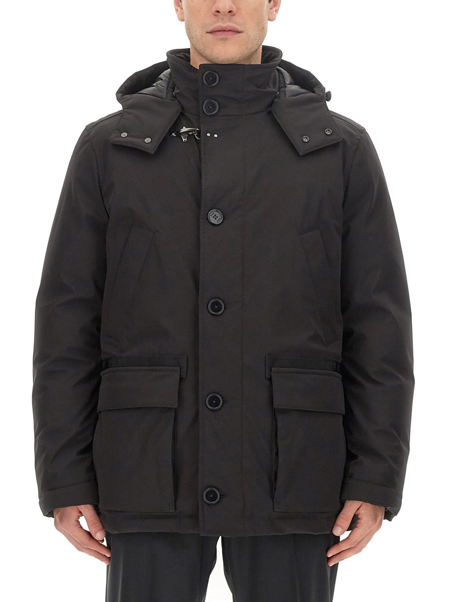 パーカー・フーディ Fay FW23 TECHNICAL FABRIC CABAN (NAM36470100_VLFB999) TECHNICAL FABRIC CABAN (Fay/コート・ダウン) | Fay(フェイ