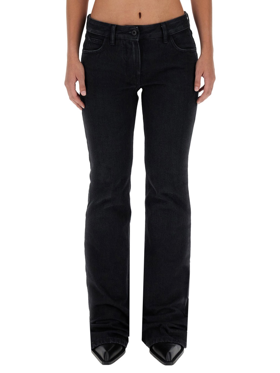 JEANS WIDE LEG OWYA061F23DEN0021000 (Off-White / ジーンズ ) | Off-White (オフホワイト)