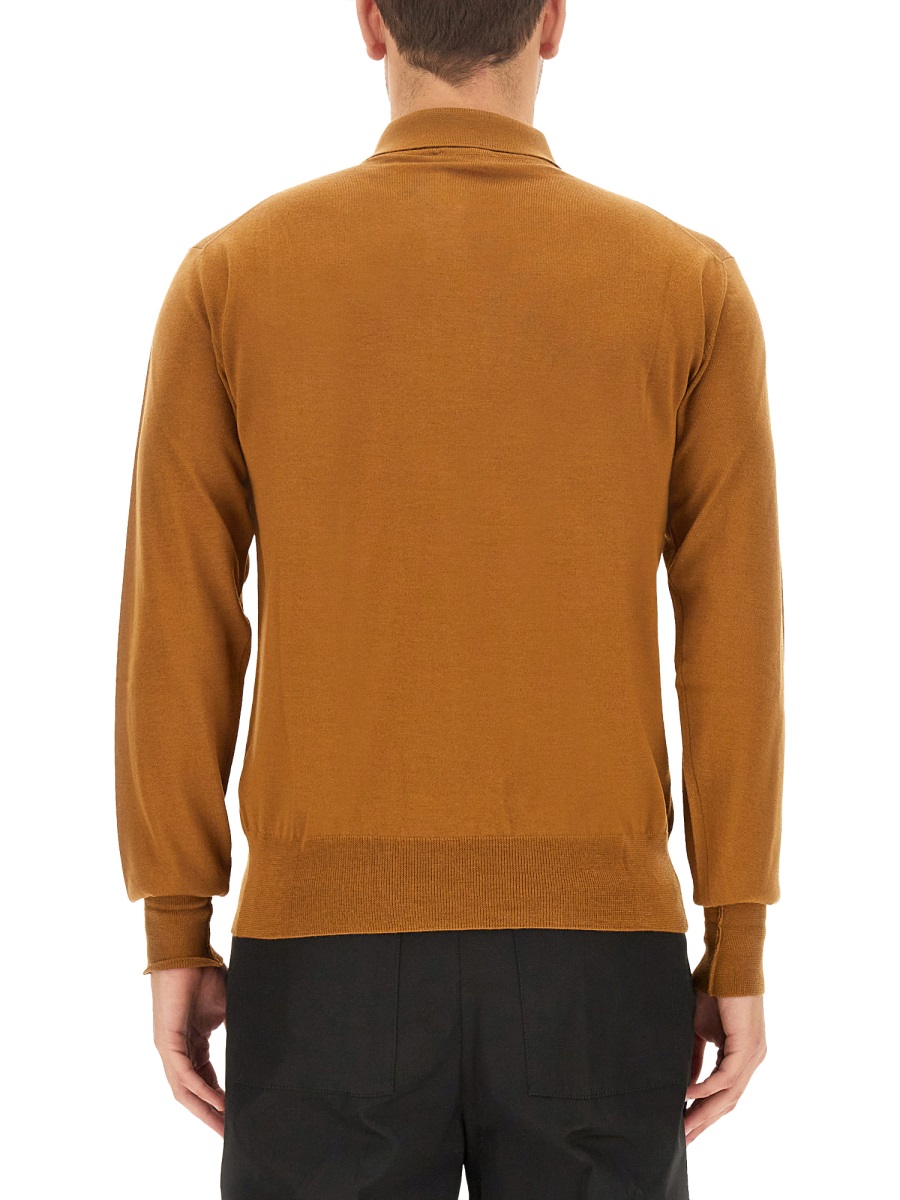 Tシャツ・カットソー PT TORINO FW23 WOOL POLO. (TL4SPL020GEG_07MG0090) WOOL POLO. (PT TORINO/ポロシャツ) | PT TORINO(ピーティー