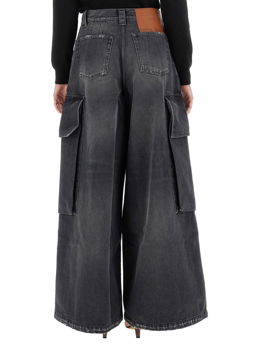 WIDE PARACHUTE JEANS PWYB030F23DEN0021060 (Palm Angels / ジーンズ ) | Palm Angels (パームエンジェルス)(2)