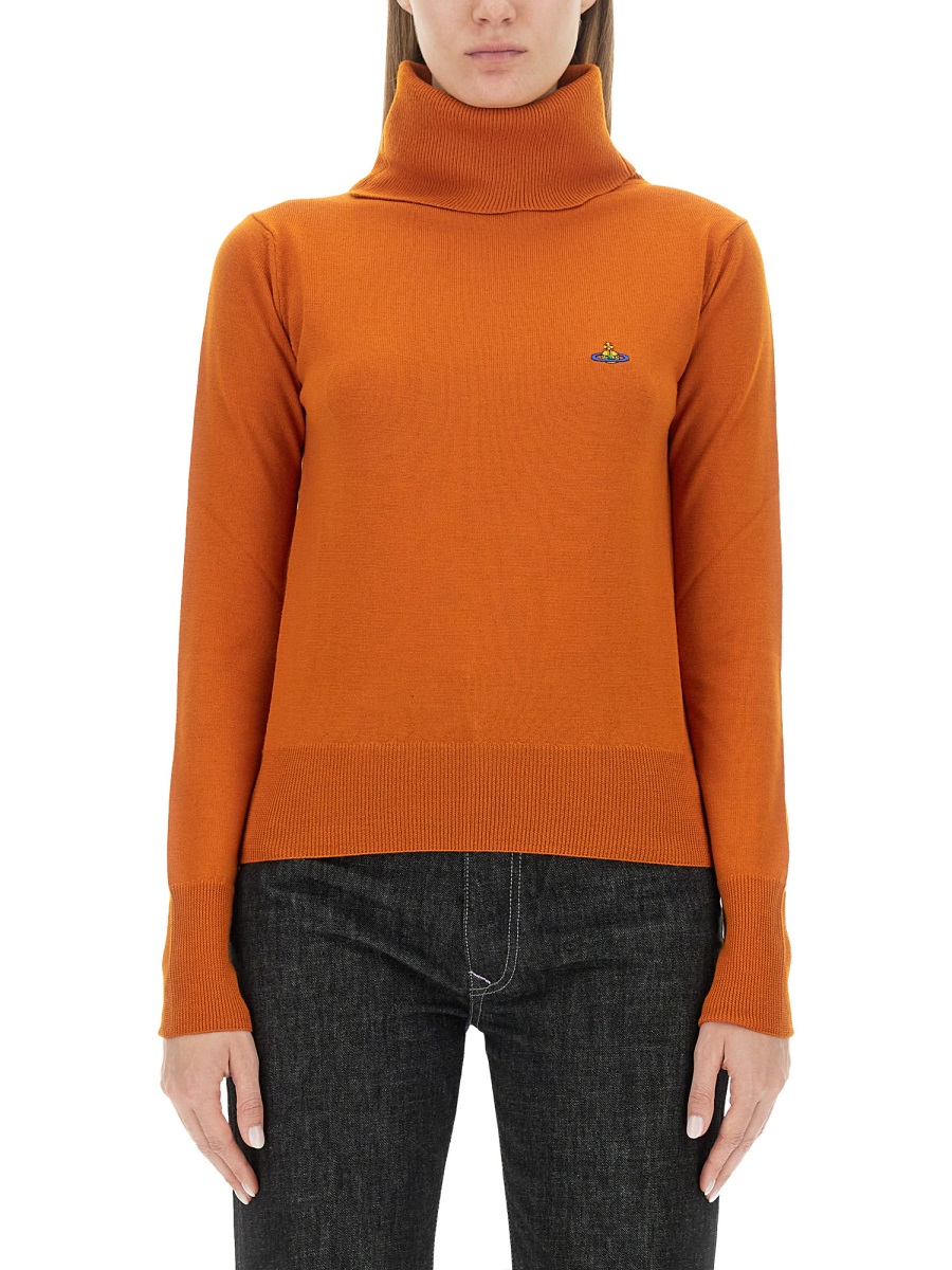 TURTLENECK JERSEY "GIULIA" 18030033Y0006F410 (Vivienne Westwood / ニット・セーター・カーディガン ) | Vivienne Westwood (ヴィヴィアン・ウェストウッド)