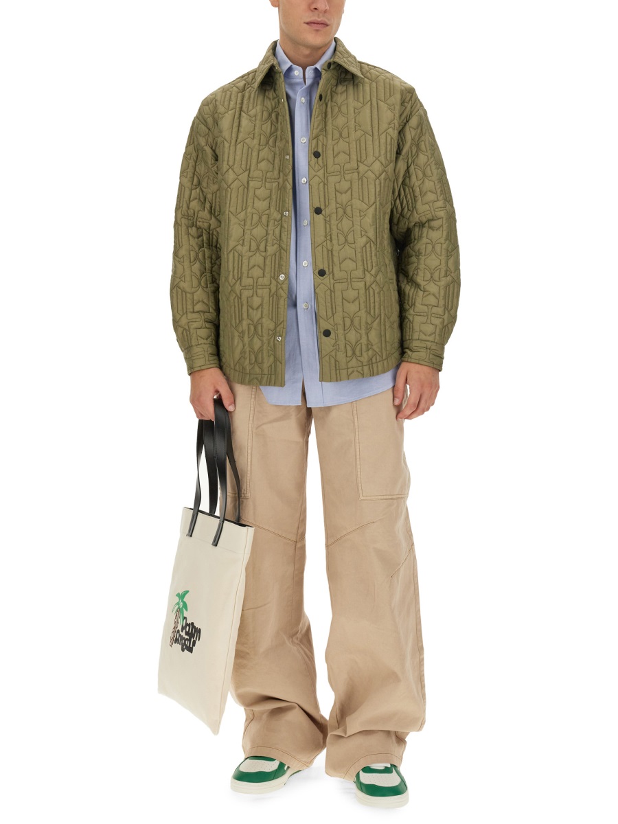 MONOGRAM SHIRT PMEA251E23FAB0015610 (Palm Angels / シャツ・ブラウス ) | Palm Angels (パームエンジェルス)(1)