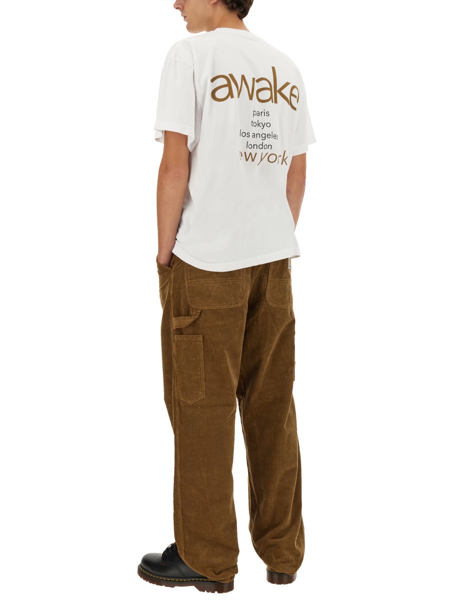 T-SHIRT WITH LOGO TS002WHITE (AWAKE NY / Tシャツ・カットソー ) | AWAKE NY (アウェイク ニューヨーク)(1)
