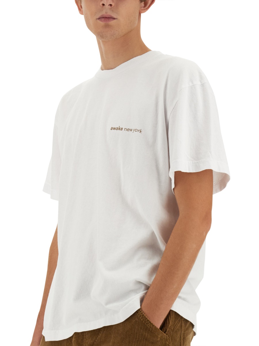 T-SHIRT WITH LOGO TS002WHITE (AWAKE NY / Tシャツ・カットソー ) | AWAKE NY (アウェイク ニューヨーク)(2)