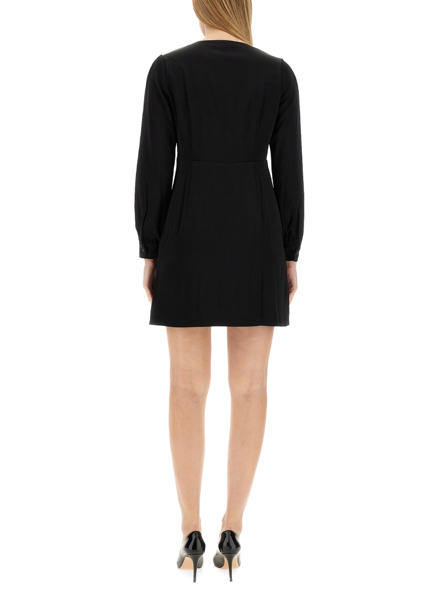 V-NECK DRESS MH3818M99G001BLACK (MICHAEL MICHAEL KORS / ワンピース・ドレス・オールインワン ) | MICHAEL MICHAEL KORS (マイケル・マイケル・コース)(2)