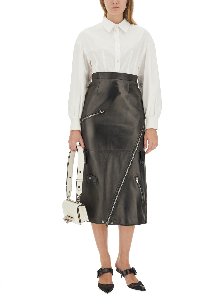 MIDI SKIRT 769318Q5ALZ1000 (Alexander McQUEEN / スカート ) | Alexander McQUEEN (アレキサンダー・マックイーン)(1)