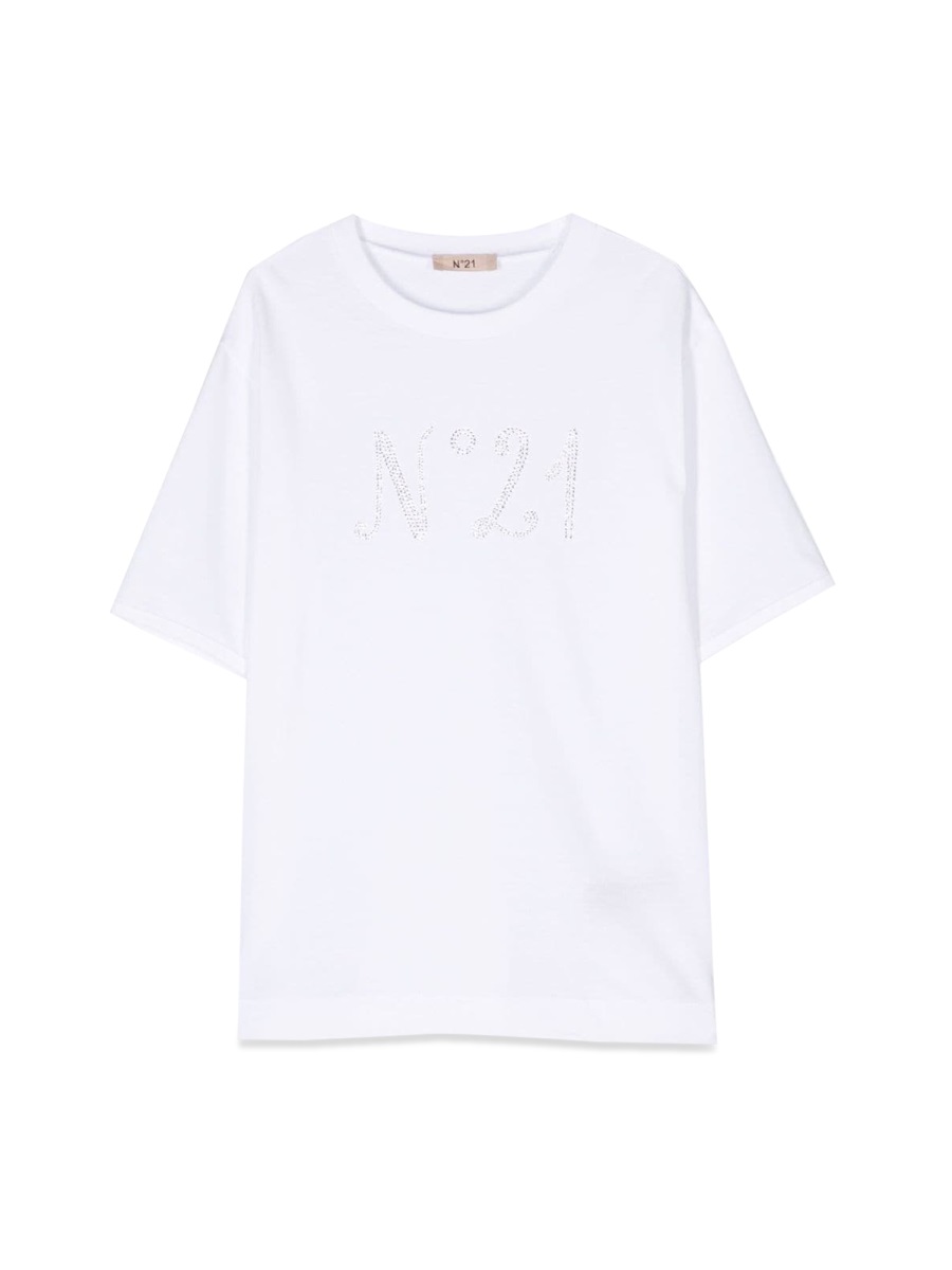 T-SHIRT LOGO N21753KN01990N100 (N°21 / Tシャツ・カットソー ) | N°21 (ヌメロ ヴェントゥーノ)