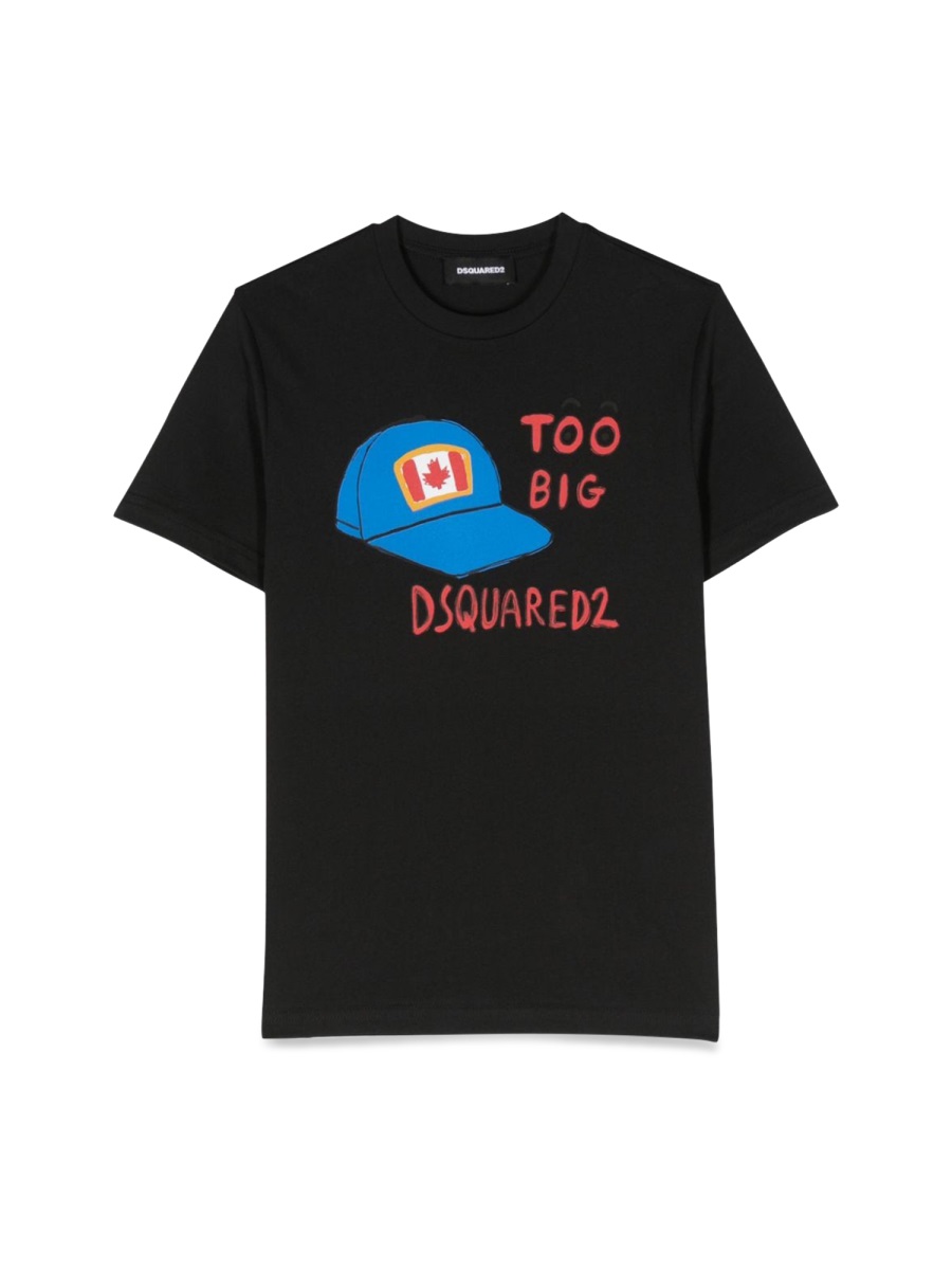 hat print t-shirt DQ1970KD00XMDQ900 (Dsquared2 / Tシャツ・カットソー ) | Dsquared2 (ディースクエアード)