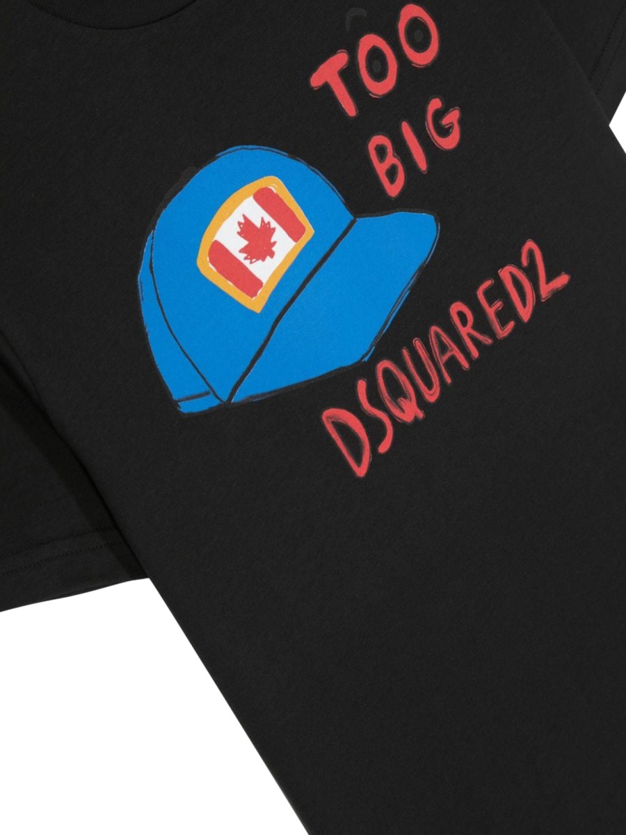 hat print t-shirt DQ1970KD00XMDQ900 (Dsquared2 / Tシャツ・カットソー ) | Dsquared2 (ディースクエアード)(2)