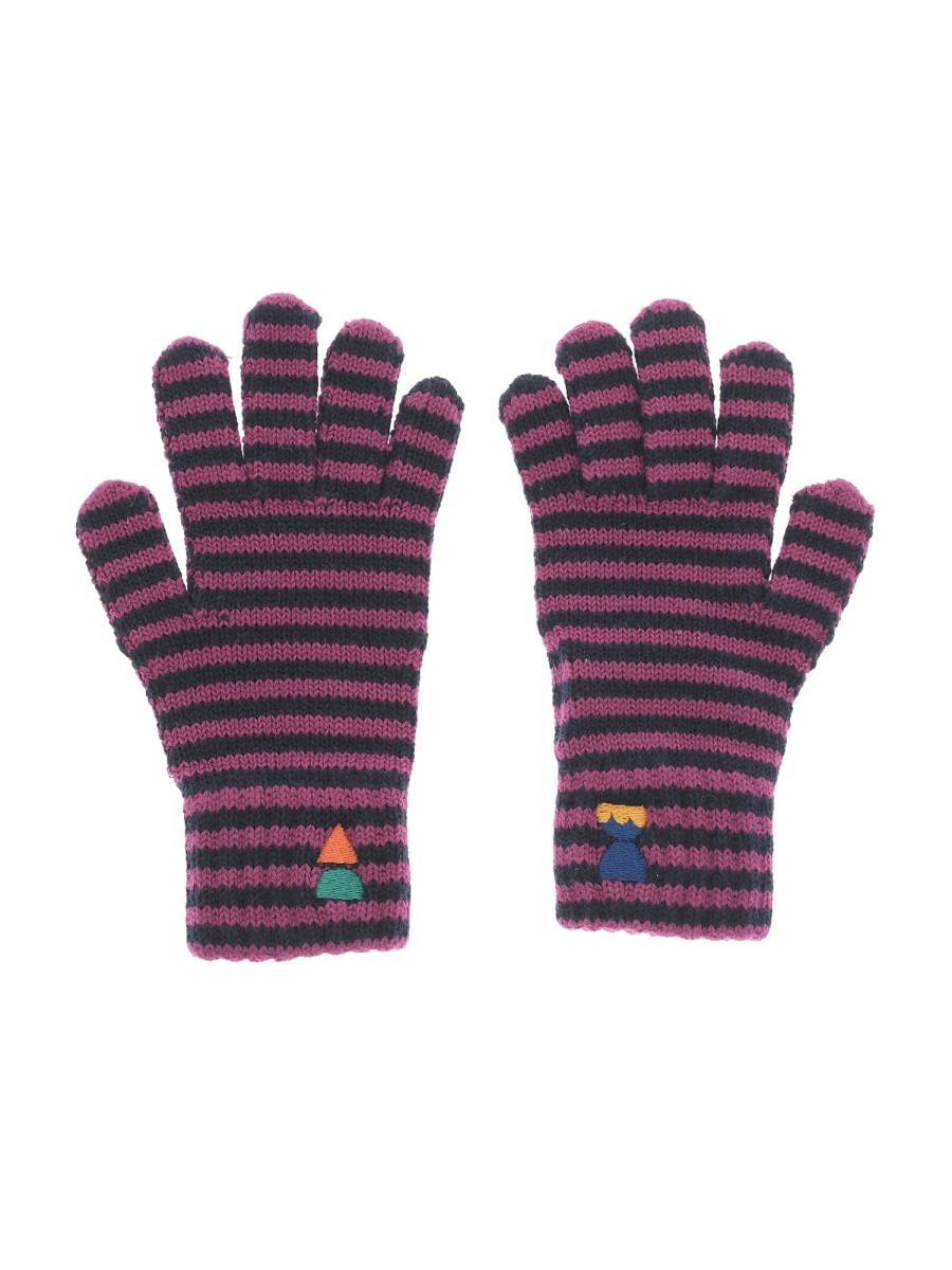 funny friens striped knitted gloves 223AI028K500 (BOBO CHOSES / グローブ ) | BOBO CHOSES (ボボショーズ)