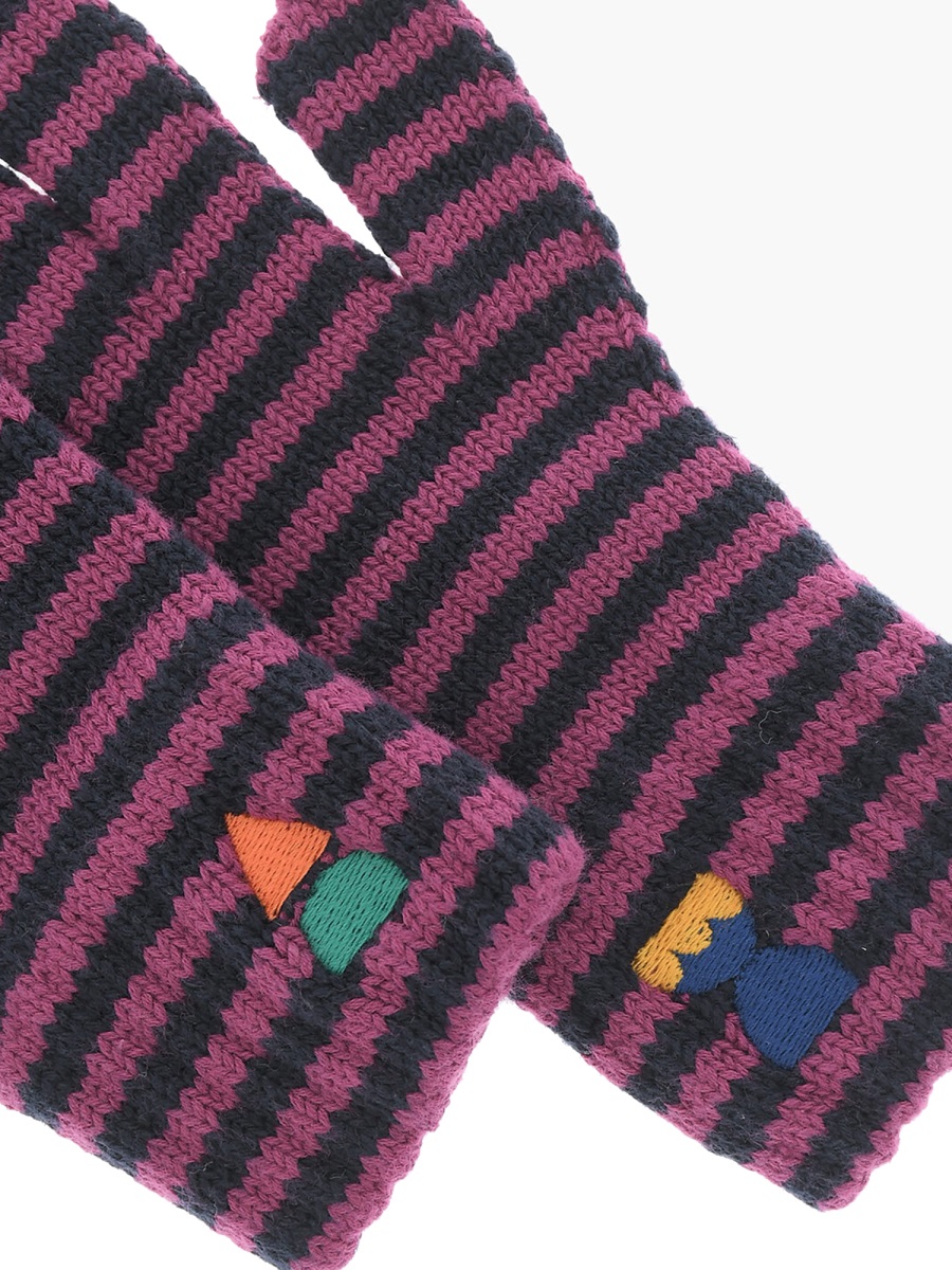 funny friens striped knitted gloves 223AI028K500 (BOBO CHOSES / グローブ ) | BOBO CHOSES (ボボショーズ)(2)