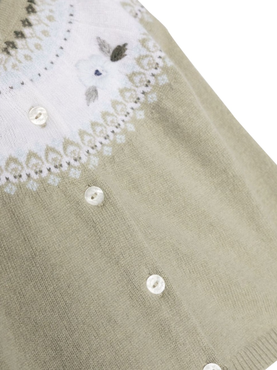 cardigan18 vest TX18131BSAUGE (Tartine et Chocolat / ニット・セーター・カーディガン ) | Tartine et Chocolat (タルティーヌ エ ショコラ)(1)