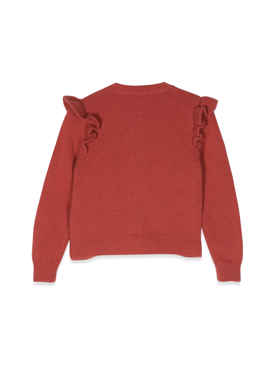 cardigan with ruffles A23GF413EM220K374 (il gufo / ニット・セーター・カーディガン ) | il gufo (イルグッフォ)(1)