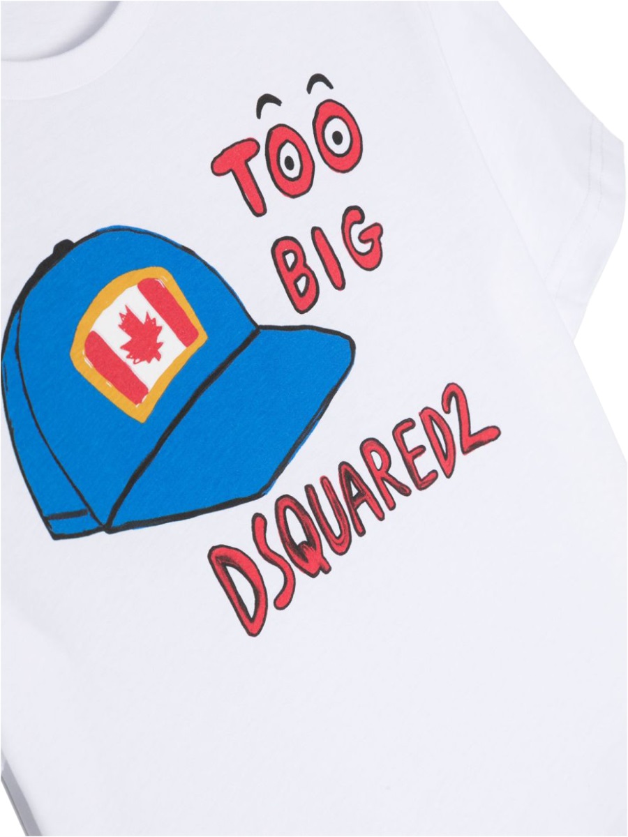 hat print t-shirt DQ1970KD00XMDQ100 (Dsquared2 / Tシャツ・カットソー ) | Dsquared2 (ディースクエアード)(2)